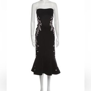 Black cinq a sept midi dress